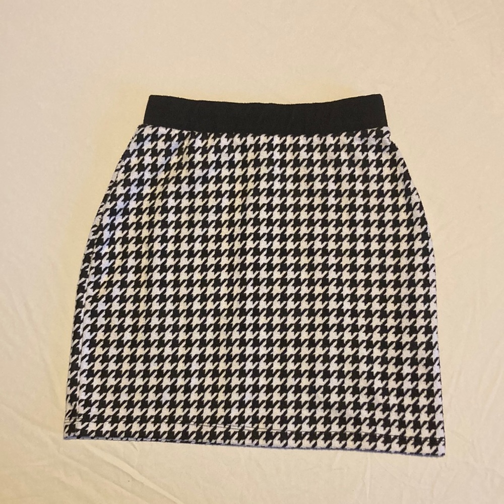 Black and white skirt